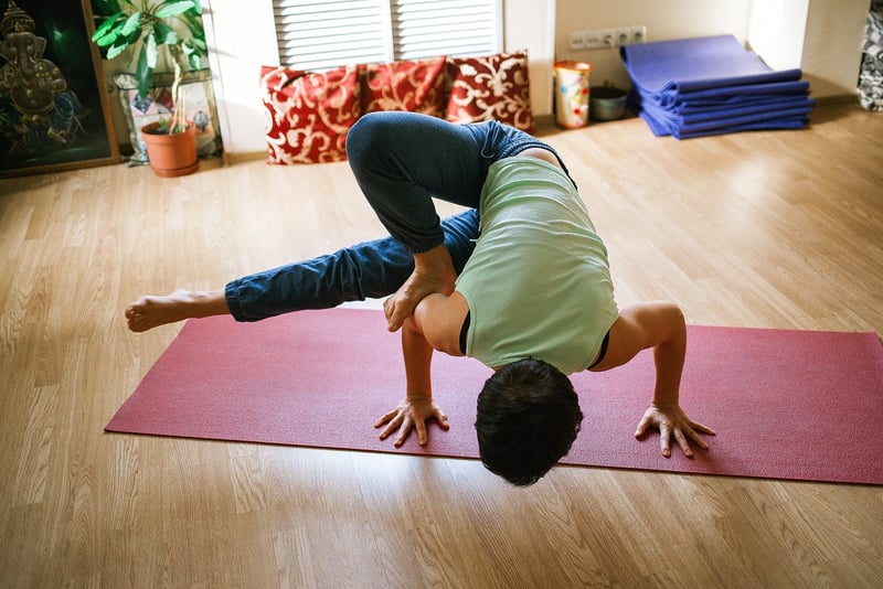 Dynamic Yoga Pose